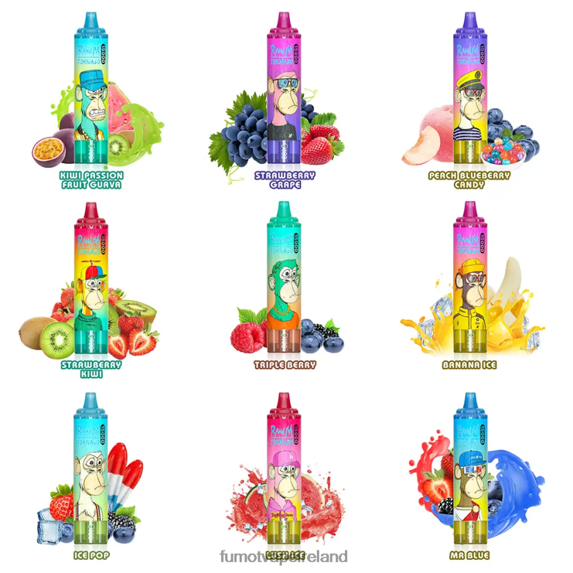 Fumot Tornado 25ML 15000 Disposable Vape (1 Piece) T6F626191 | Fumot Ireland Pineapple Ice